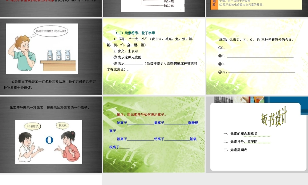 人教初中化学九上《3课题3元素》PPT课件 (5).ppt