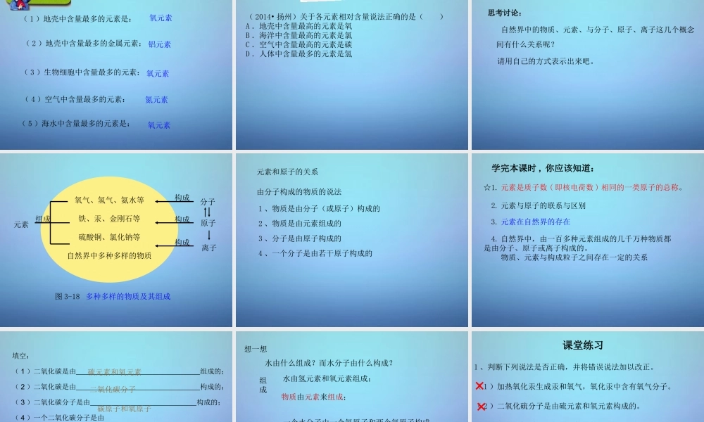 人教初中化学九上《3课题3元素》PPT课件 (12).ppt