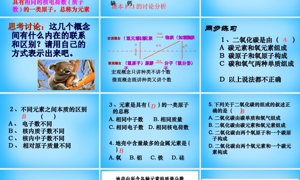 人教初中化学九上《3课题3元素》PPT课件 (17).ppt