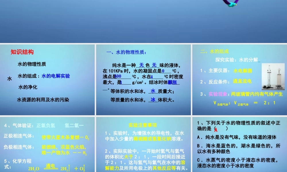 人教初中化学九上《4第四单元自然界的水》PPT课件 (6).ppt