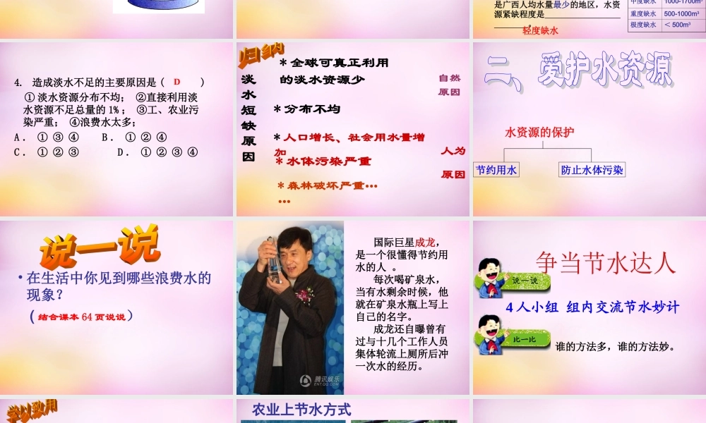 人教初中化学九上《4课题1爱护水资源》PPT课件 (4).ppt