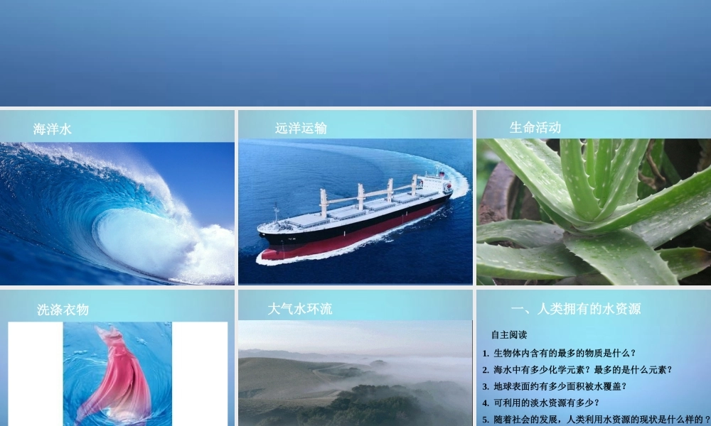 人教初中化学九上《4课题1爱护水资源》PPT课件 (13).ppt