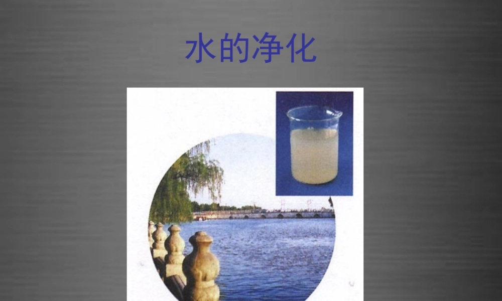 人教初中化学九上《4课题2水的净化》PPT课件 (7).ppt