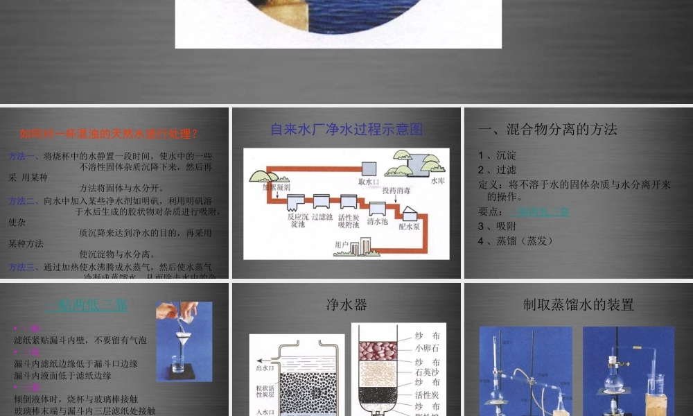 人教初中化学九上《4课题2水的净化》PPT课件 (7).ppt
