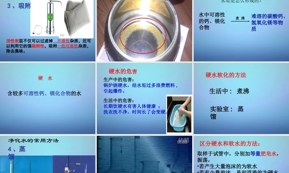 人教初中化学九上《4课题2水的净化》PPT课件 (13).ppt