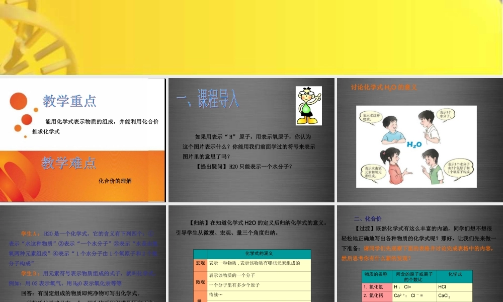 人教初中化学九上《4课题4化学式与化合价》PPT课件 (7).ppt