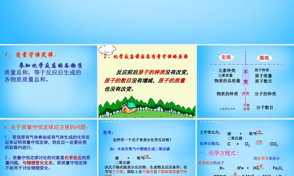 人教初中化学九上《5课题1质量守恒定律》PPT课件 (16).ppt