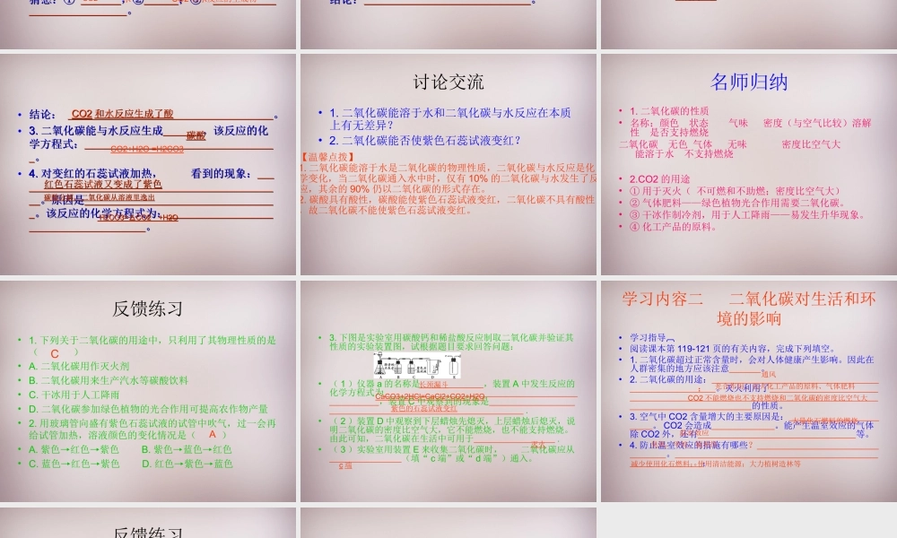 人教初中化学九上《6课题3二氧化碳和一氧化碳》PPT课件 (8).ppt