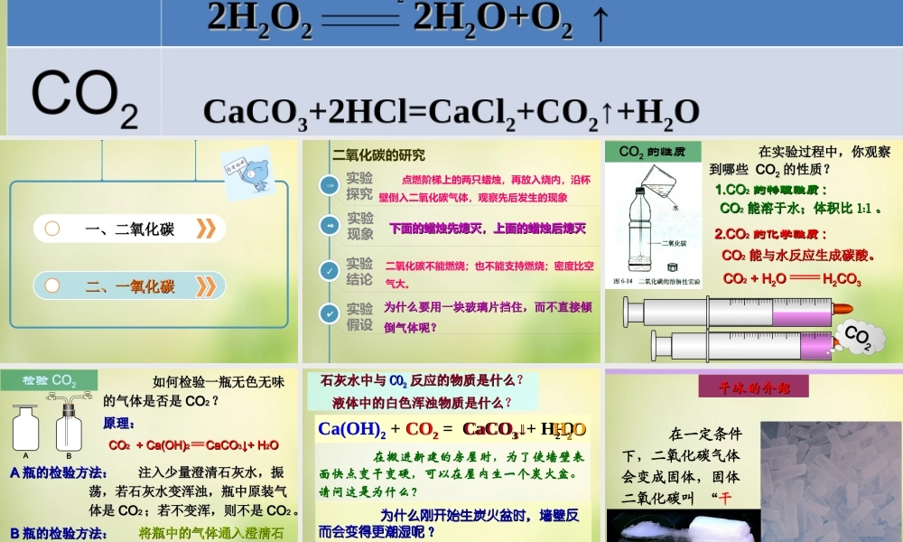 人教初中化学九上《6课题3二氧化碳和一氧化碳》PPT课件 (13).ppt
