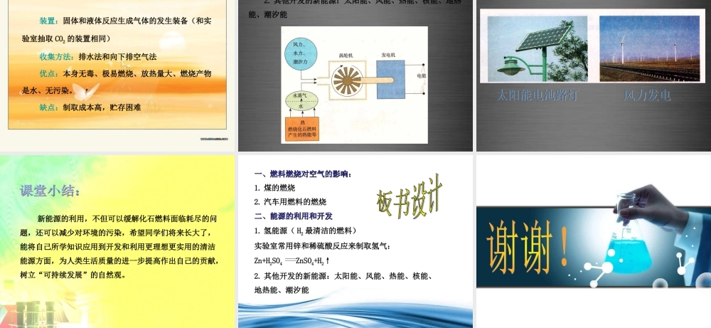 人教初中化学九上《7课题2燃料的合理利用与开发》PPT课件 (4).ppt