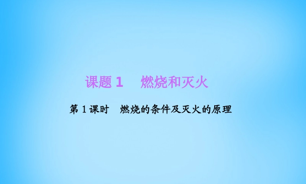 人教初中化学九上《7实验活动3燃烧的条件》PPT课件 (2).ppt