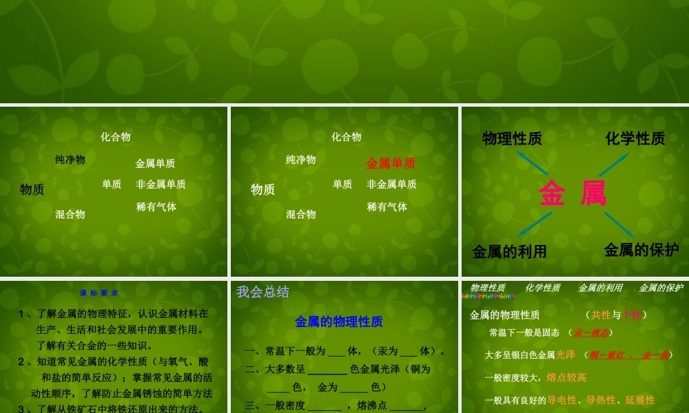 人教初中化学九下《8第八单元金属和金属材料》PPT课件 (6).ppt