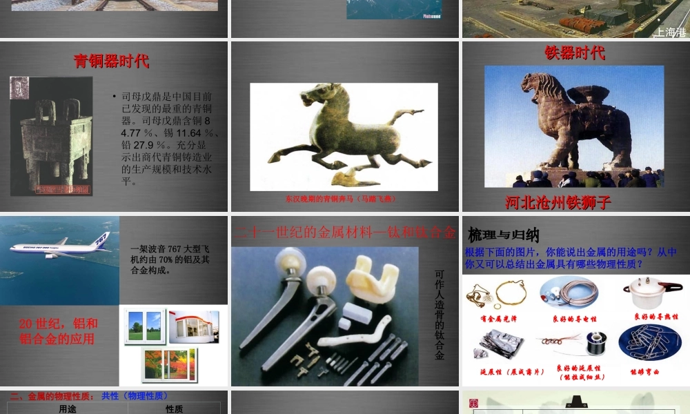 人教初中化学九下《8课题1金属材料》PPT课件 (3).ppt