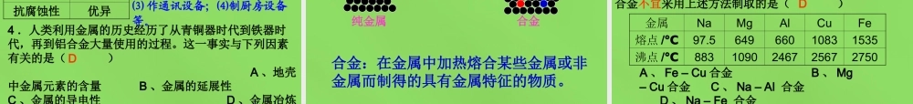 人教初中化学九下《8课题1金属材料》PPT课件 (9).ppt