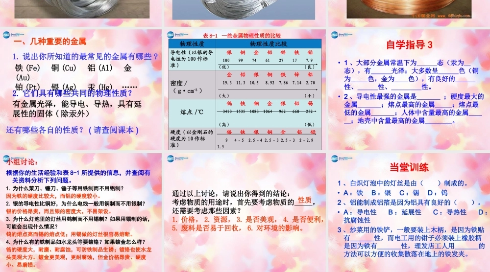 人教初中化学九下《8课题1金属材料》PPT课件 (11).ppt