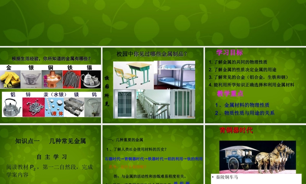 人教初中化学九下《8课题1金属材料》PPT课件 (4).ppt