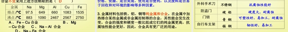 人教初中化学九下《8课题1金属材料》PPT课件 (17).ppt