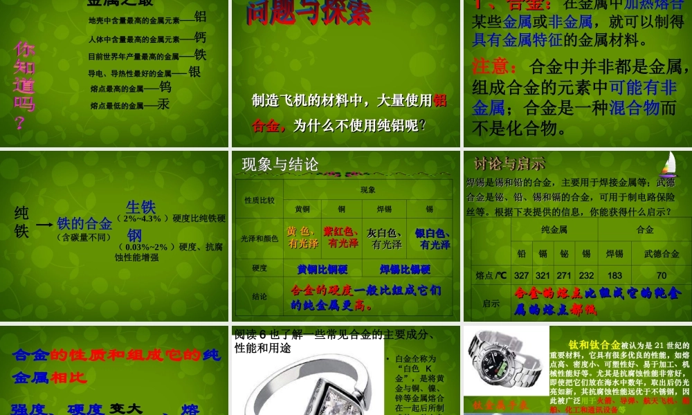 人教初中化学九下《8课题1金属材料》PPT课件 (24).ppt