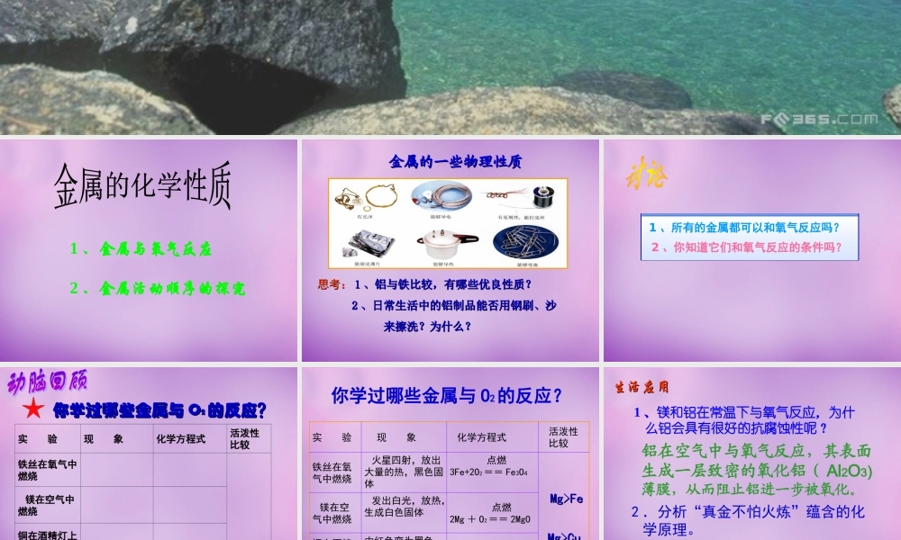 人教初中化学九下《8课题2金属的化学性质》PPT课件 (16).ppt