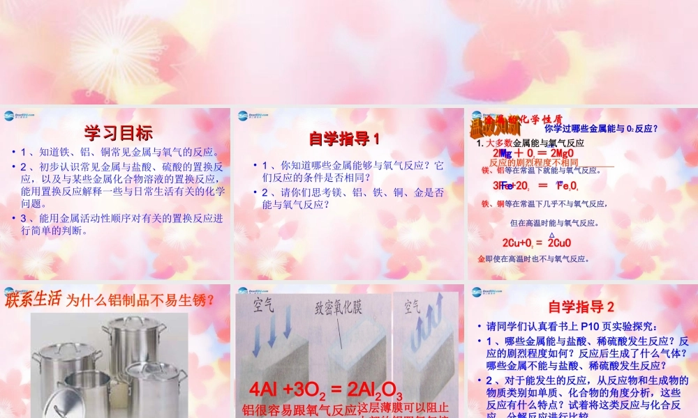 人教初中化学九下《8课题2金属的化学性质》PPT课件 (14).ppt