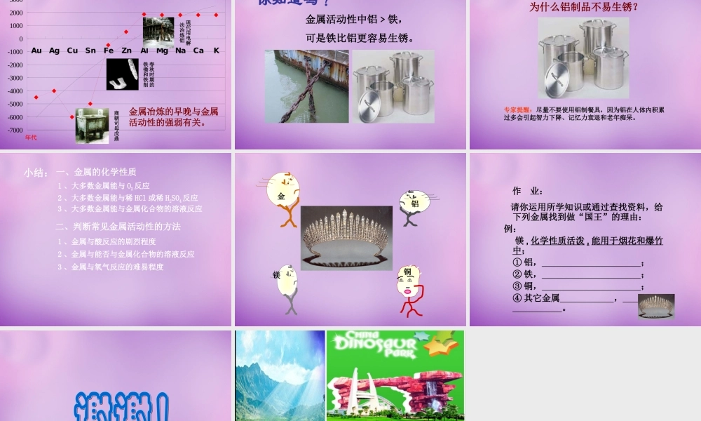 人教初中化学九下《8课题2金属的化学性质》PPT课件 (18).ppt