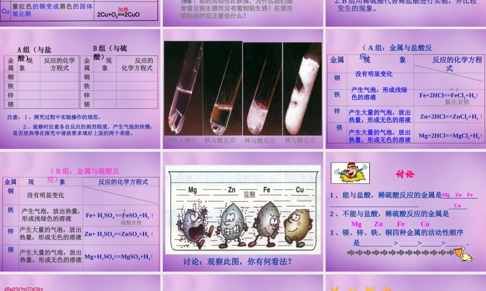 人教初中化学九下《8课题2金属的化学性质》PPT课件 (19).ppt