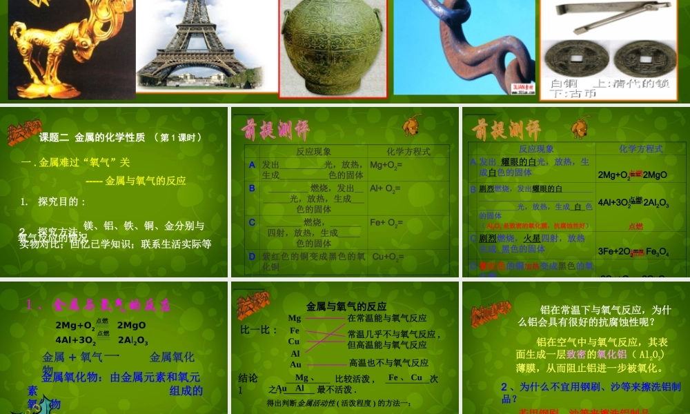 人教初中化学九下《8课题2金属的化学性质》PPT课件 (33).ppt