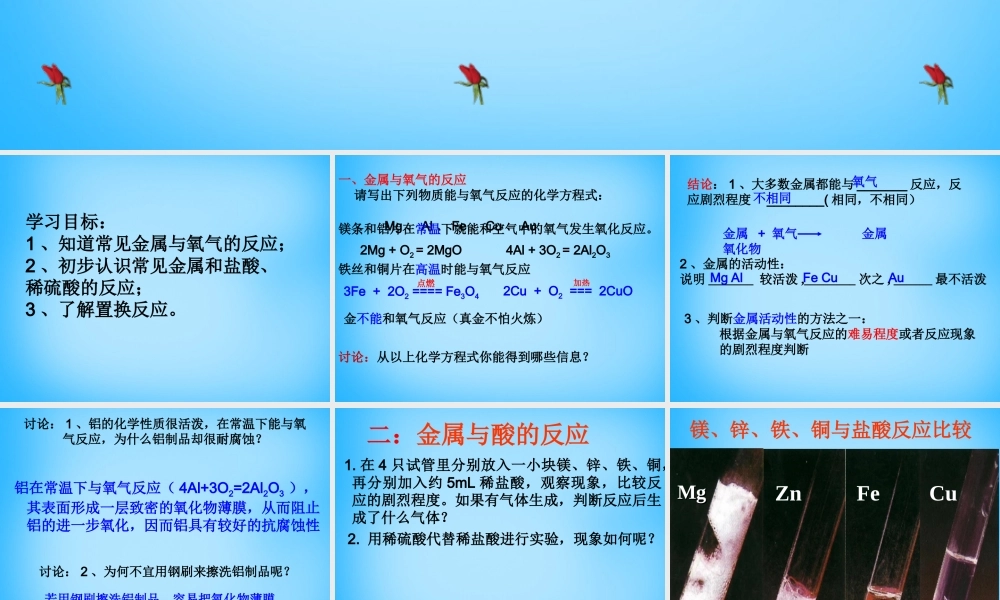 人教初中化学九下《8课题2金属的化学性质》PPT课件 (36).ppt