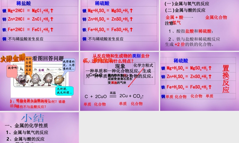 人教初中化学九下《8课题2金属的化学性质》PPT课件 (40).ppt
