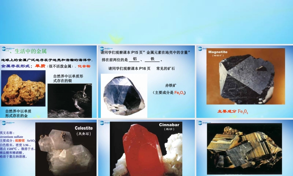 人教初中化学九下《8课题3金属资源的利用和保护》PPT课件 (24).ppt