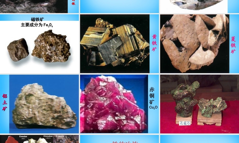 人教初中化学九下《8课题3金属资源的利用和保护》PPT课件 (20).ppt