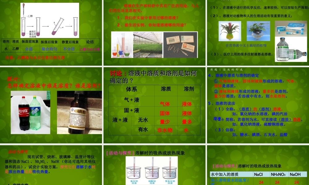 人教初中化学九下《9课题1溶液的形成》PPT课件 (6).ppt