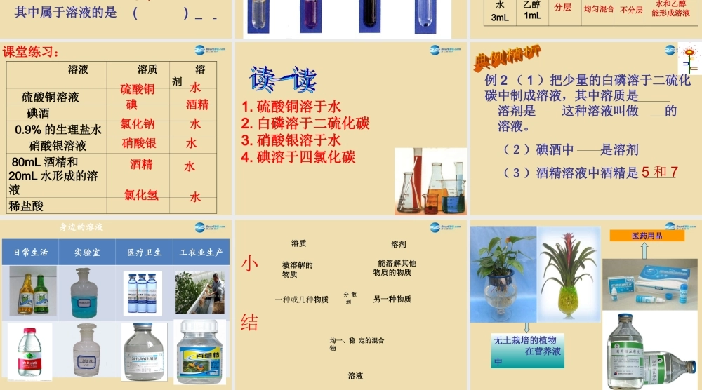 人教初中化学九下《9课题1溶液的形成》PPT课件 (12).ppt