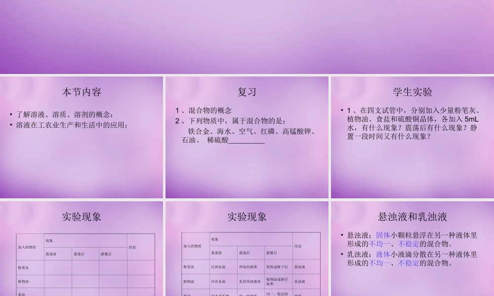 人教初中化学九下《9课题1溶液的形成》PPT课件 (15).ppt