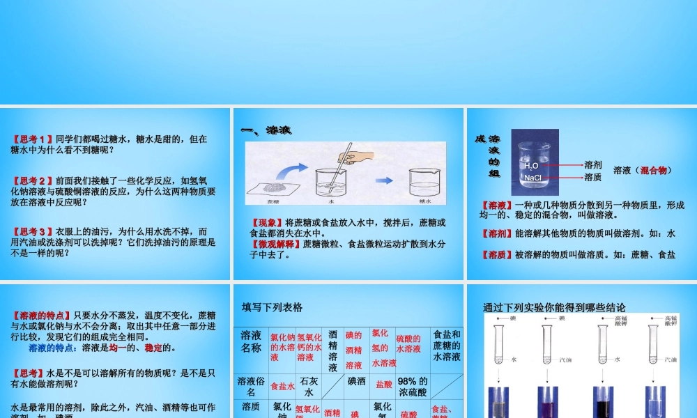 人教初中化学九下《9课题1溶液的形成》PPT课件 (21).ppt
