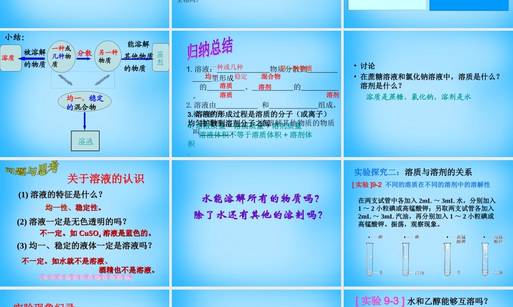 人教初中化学九下《9课题1溶液的形成》PPT课件 (22).ppt
