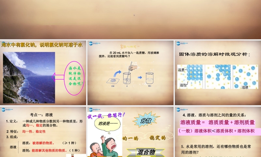 人教初中化学九下《9课题1溶液的形成》PPT课件 (25).ppt