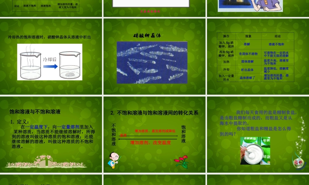 人教初中化学九下《9课题2溶解度》PPT课件 (8).ppt