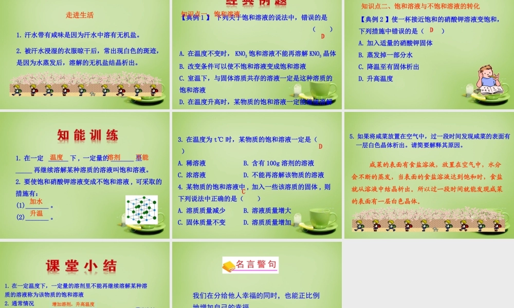 人教初中化学九下《9课题2溶解度》PPT课件 (6).ppt