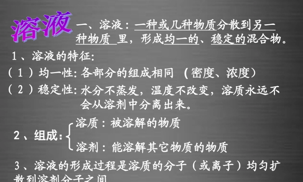 人教初中化学九下《9课题2溶解度》PPT课件 (9).ppt