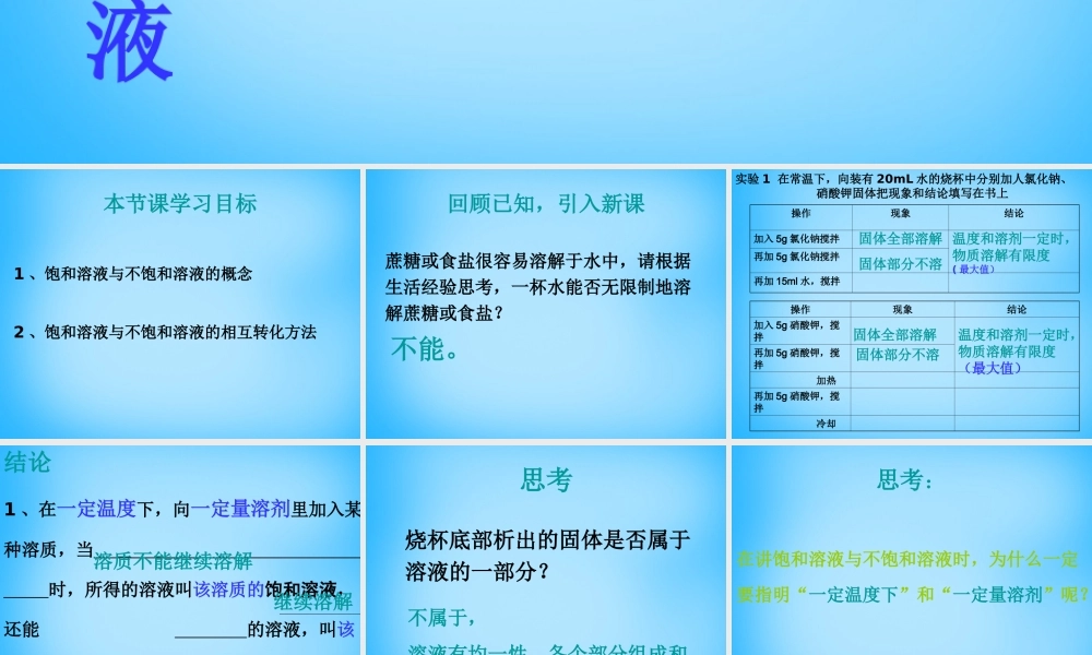 人教初中化学九下《9课题2溶解度》PPT课件 (11).ppt