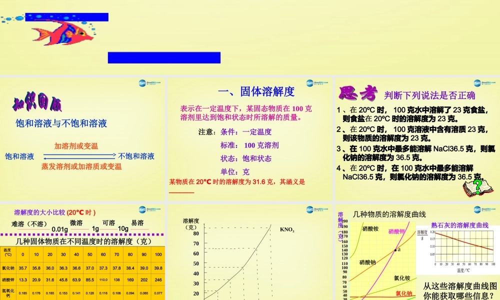 人教初中化学九下《9课题2溶解度》PPT课件 (17).ppt
