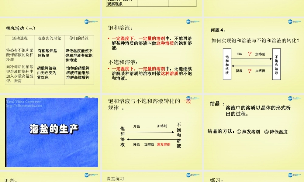 人教初中化学九下《9课题2溶解度》PPT课件 (18).ppt