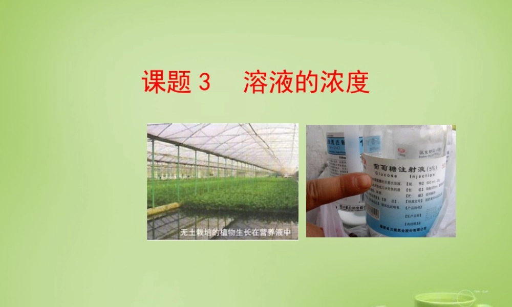 人教初中化学九下《9课题3溶液的浓度》PPT课件 (4).ppt