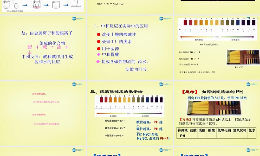 人教初中化学九下《10第十单元酸和碱》PPT课件 (5).ppt