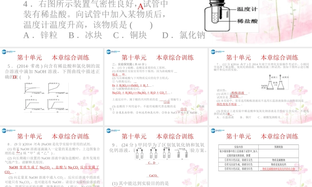 人教初中化学九下《10第十单元酸和碱》PPT课件 (2).ppt