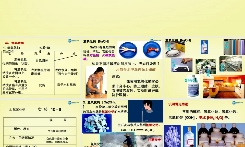 人教初中化学九下《10课题1常见的酸和碱》PPT课件 (9).ppt