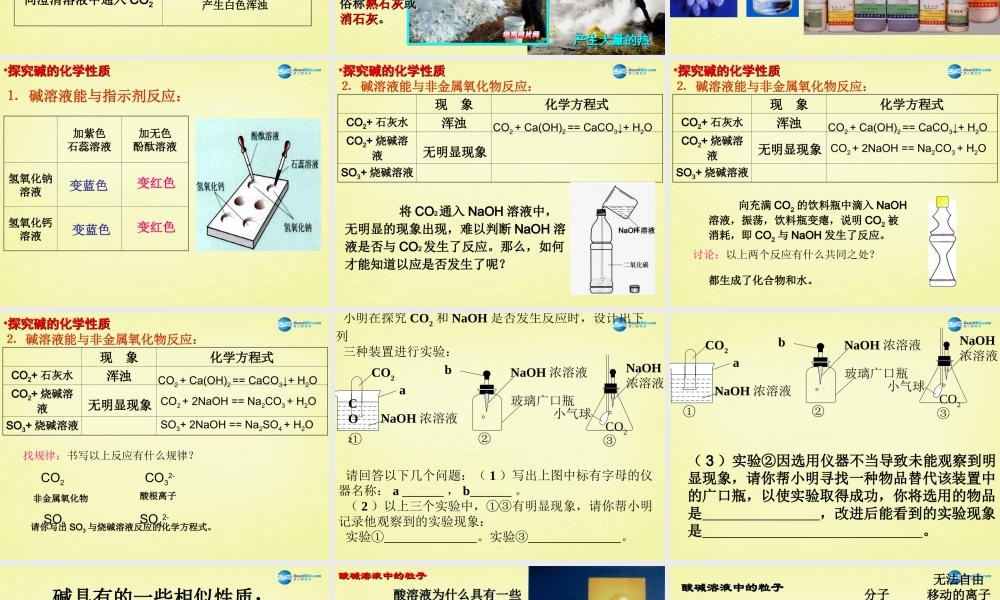 人教初中化学九下《10课题1常见的酸和碱》PPT课件 (9).ppt