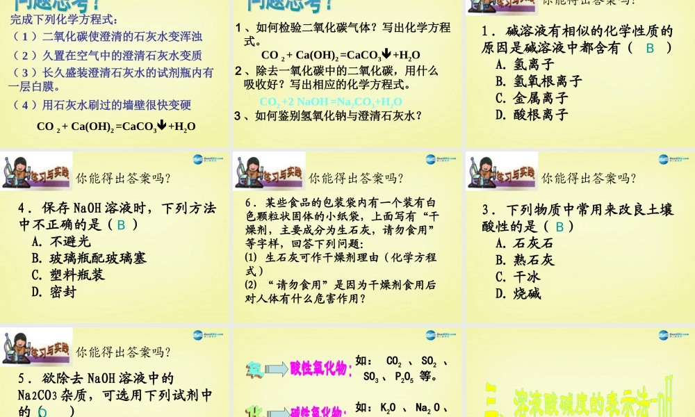 人教初中化学九下《10课题1常见的酸和碱》PPT课件 (6).ppt