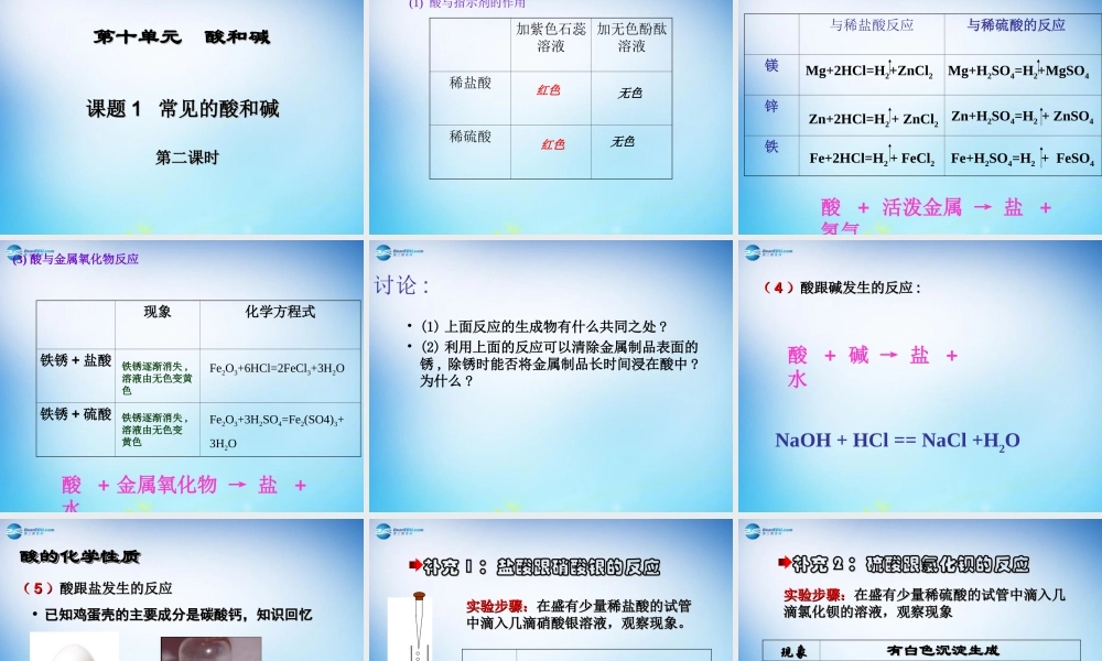 人教初中化学九下《10课题1常见的酸和碱》PPT课件 (17).ppt